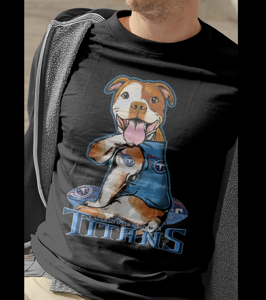 Pittbull Tennessee Titans Football Team Spirit T-Shirt