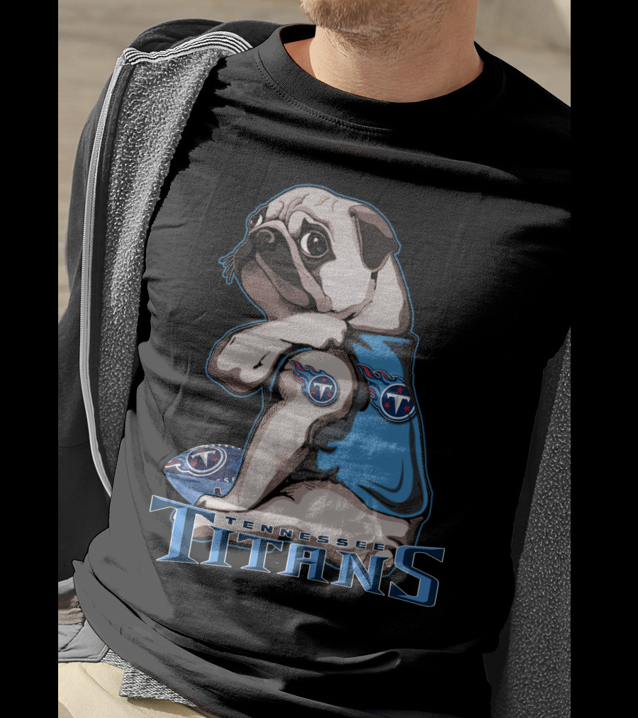 Tennessee Titans Pug T-Shirt