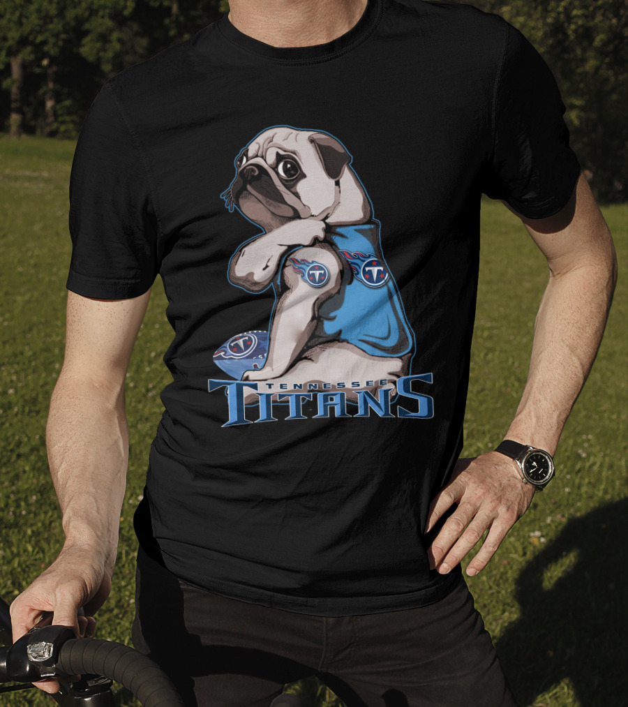 Tennessee Titans Pug T-Shirt