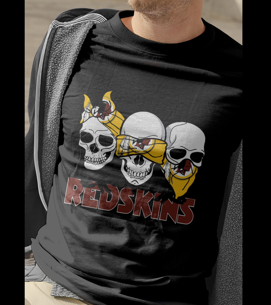 Skull Redskins Bandana T-Shirt