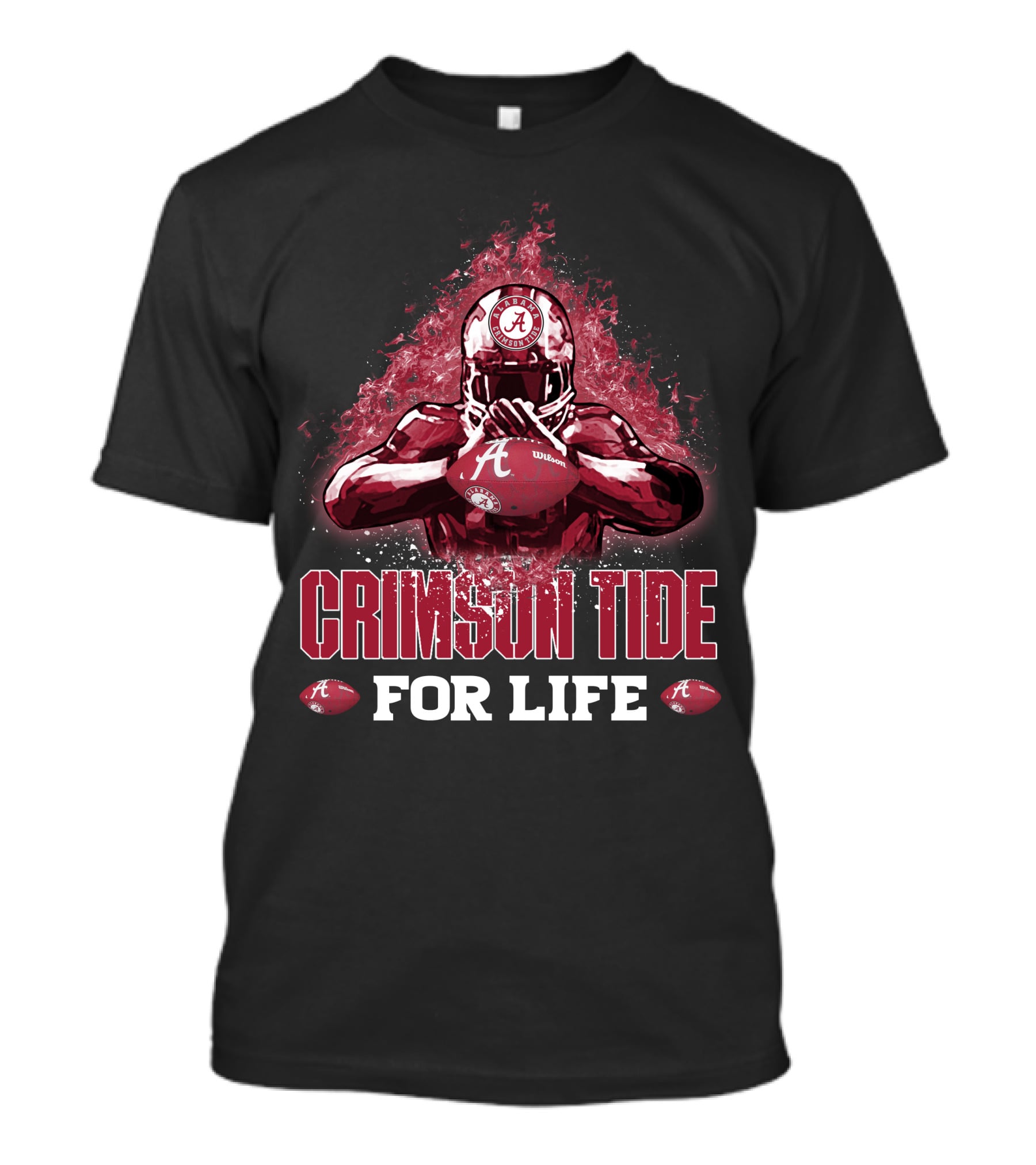 Crimson Tide Alabama Football For Life Fan Spirit T-Shirt