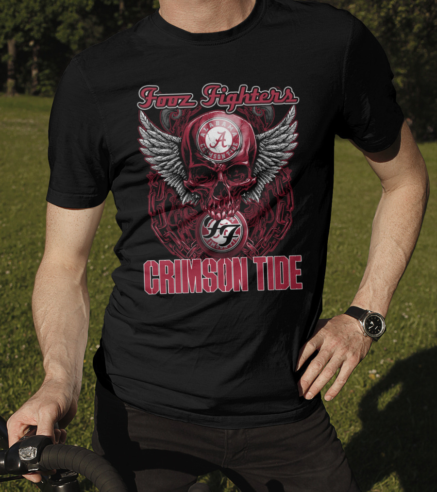 Foo Fighters Alabama Crimson Tide T-Shirt