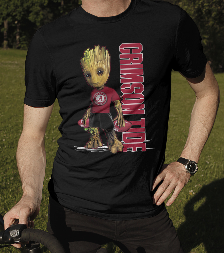 Groot Alabama Crimson Tide Football T-Shirt