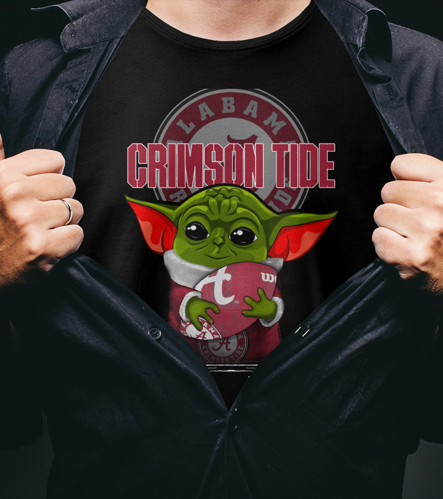 Crimson Tide Yoda Alabama Football T-Shirt