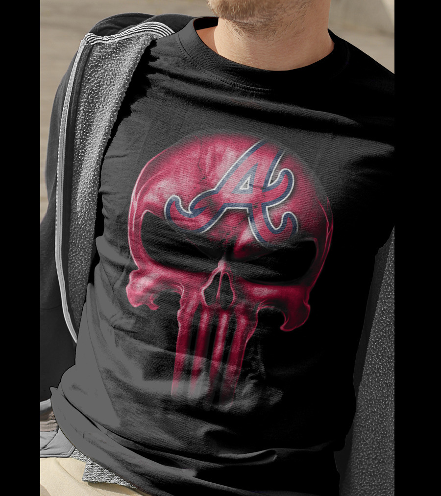 Atlanta Braves Skull V3 Logo Iconic T-Shirt