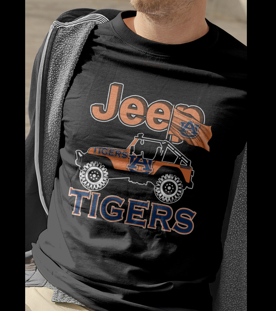 Jeep Auburn University Tigers Off-Road Adventure T-Shirt