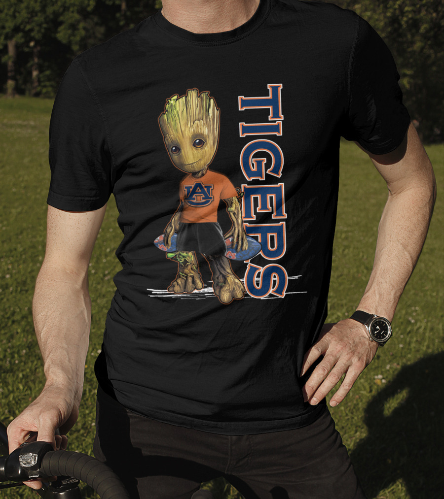 Groot V1 Auburn Tigers Fans Mascot T-Shirt
