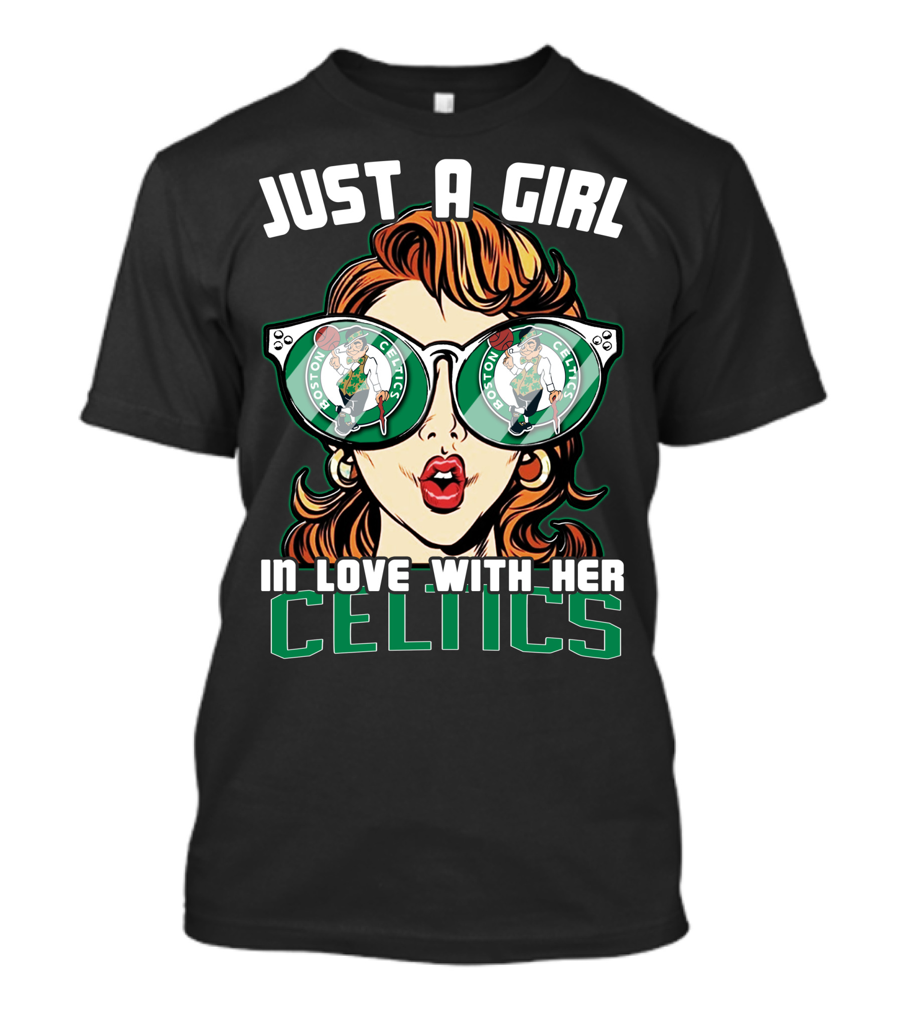 Just A Girl In Love With Her Celtics T-Shirt