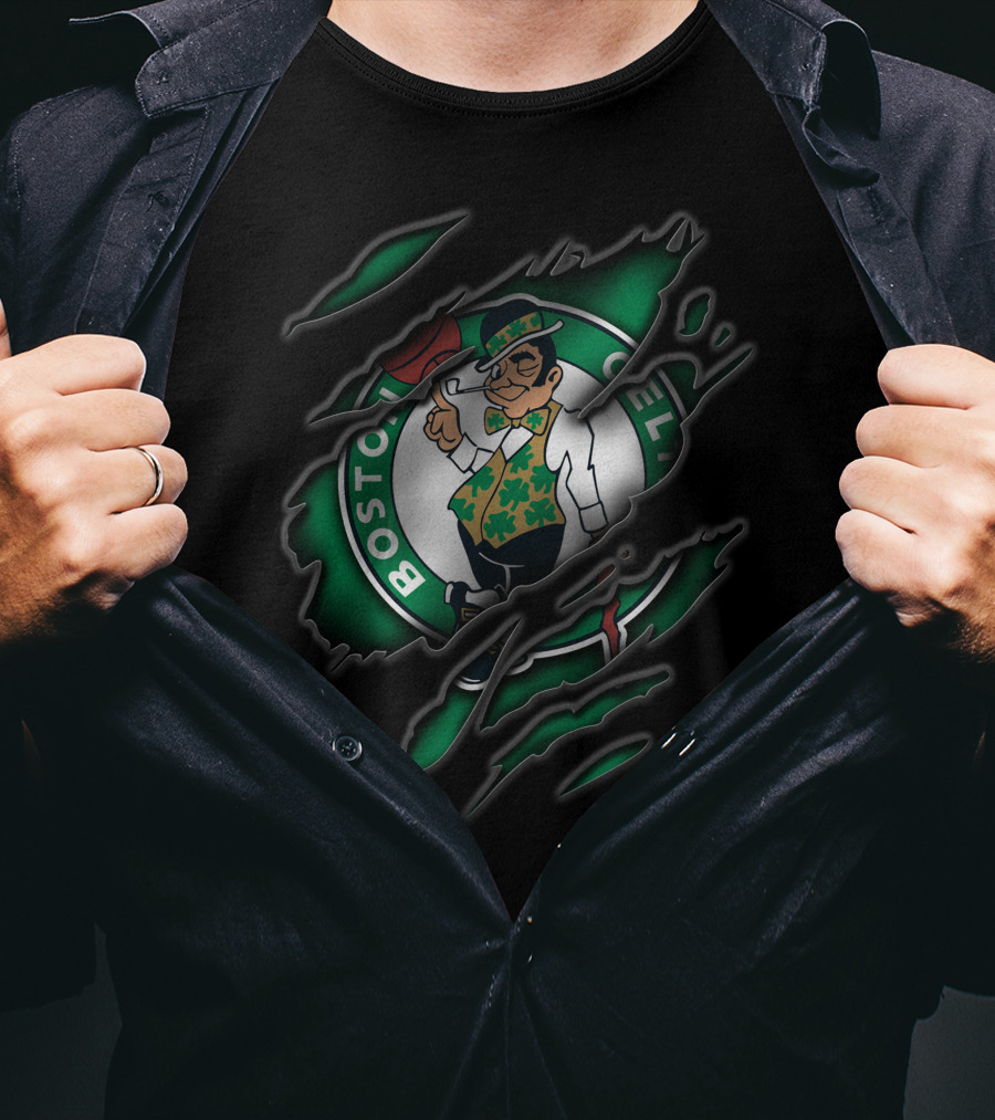 Boston Celtics Torn T-Shirt