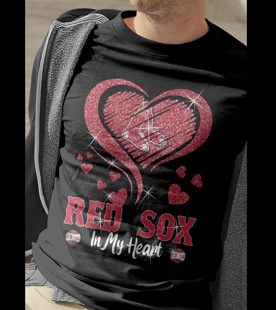 Red Sox In My Heart Boston T-Shirt