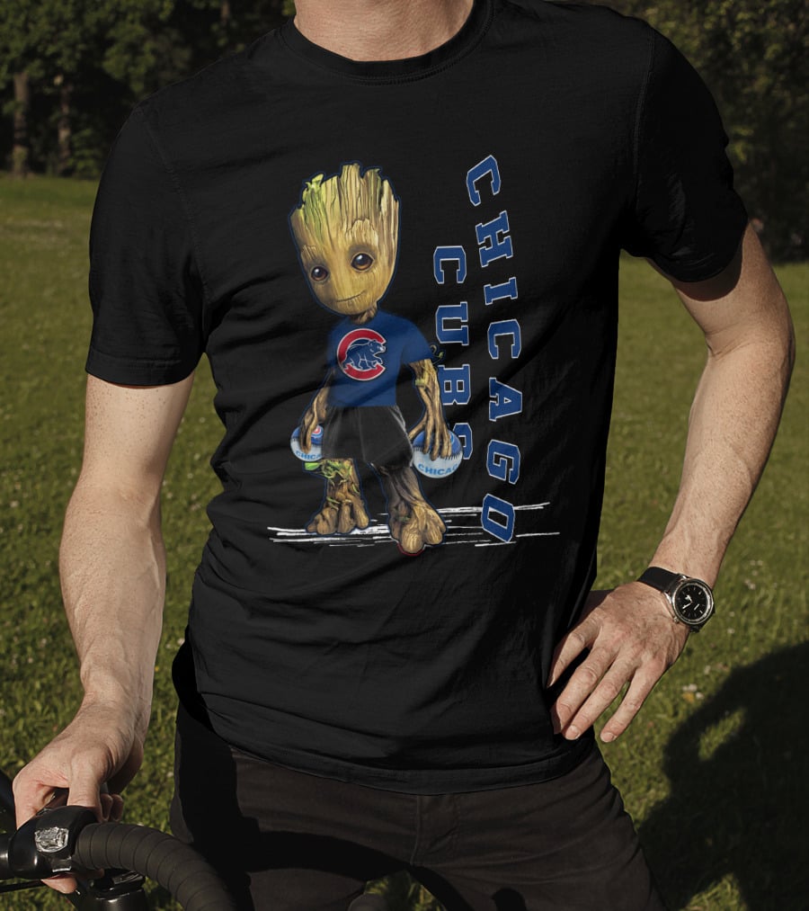 Groot Chicago Cubs Baseball Team Fan T-Shirt