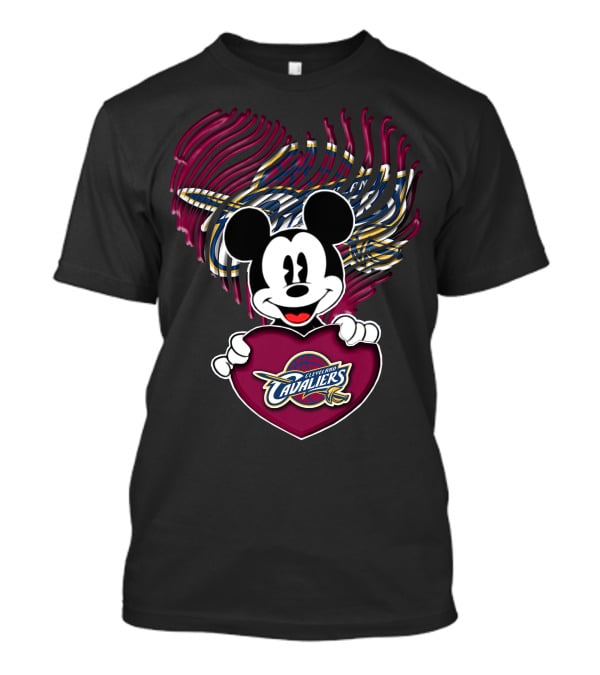 Mickey Mouse Cleveland Cavaliers Mashup T-Shirt