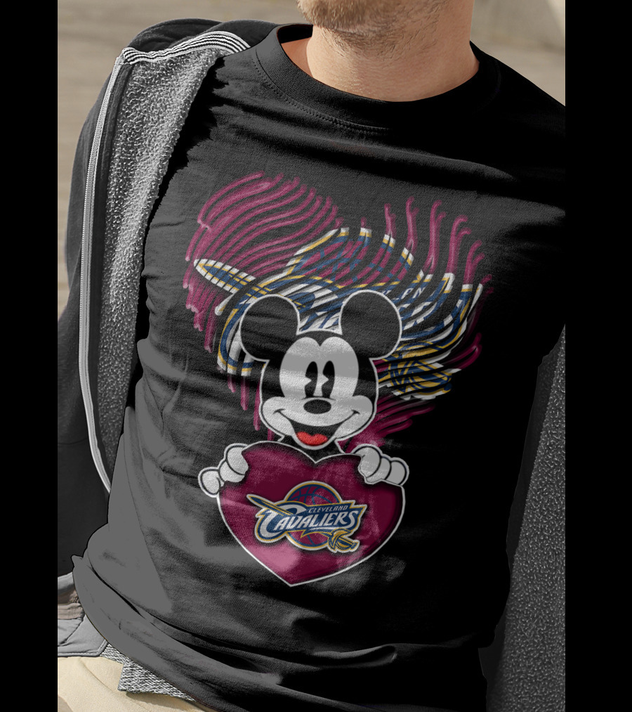 Mickey Mouse Cleveland Cavaliers Mashup T-Shirt