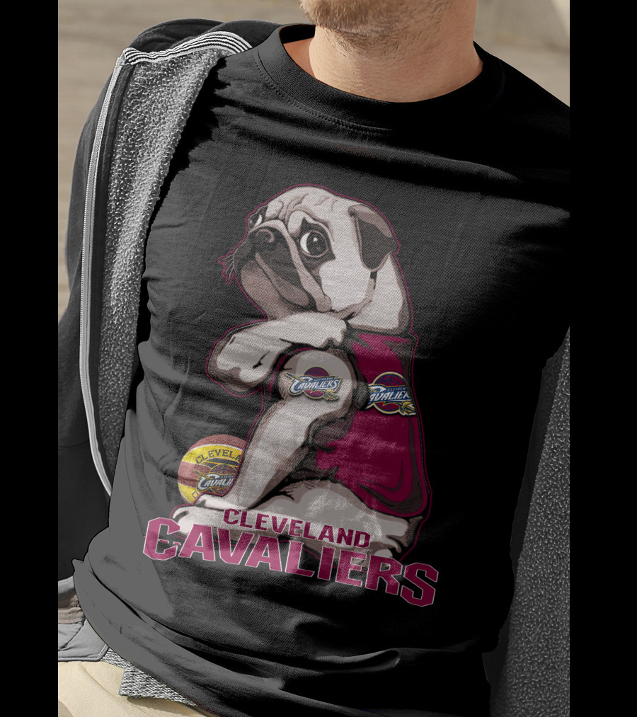Cleveland Cavaliers Pug Basketball Team T-Shirt