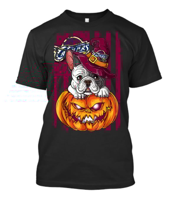 Cleveland Cavaliers Halloween Bulldog Pumpkin Wizard T-Shirt