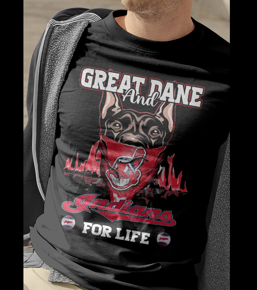 Great Dane And Indians For Life T-Shirt