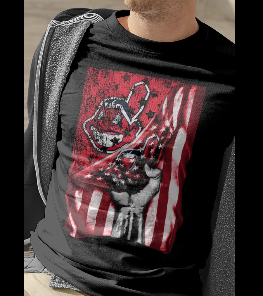 Cleveland Indians Flag T-Shirt