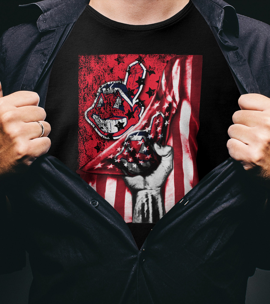 Cleveland Indians Flag T-Shirt