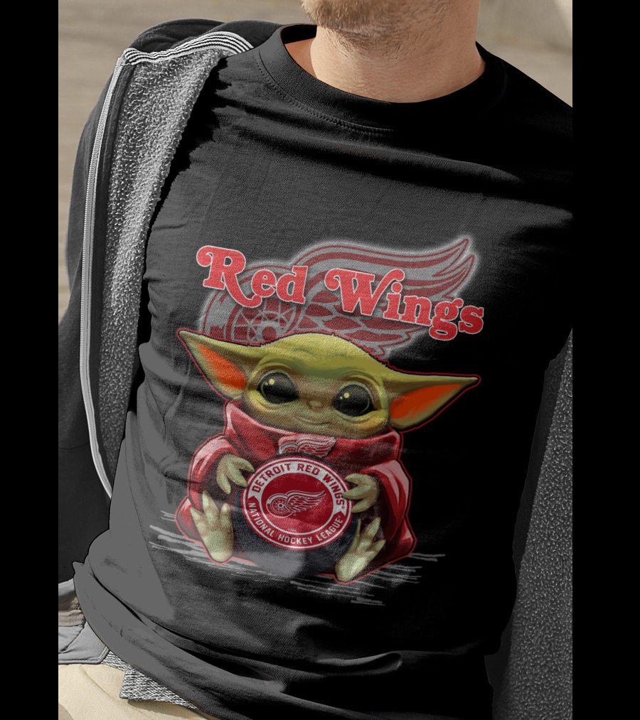 Yoda Detroit Red Wings NHL National Hockey League T-Shirt