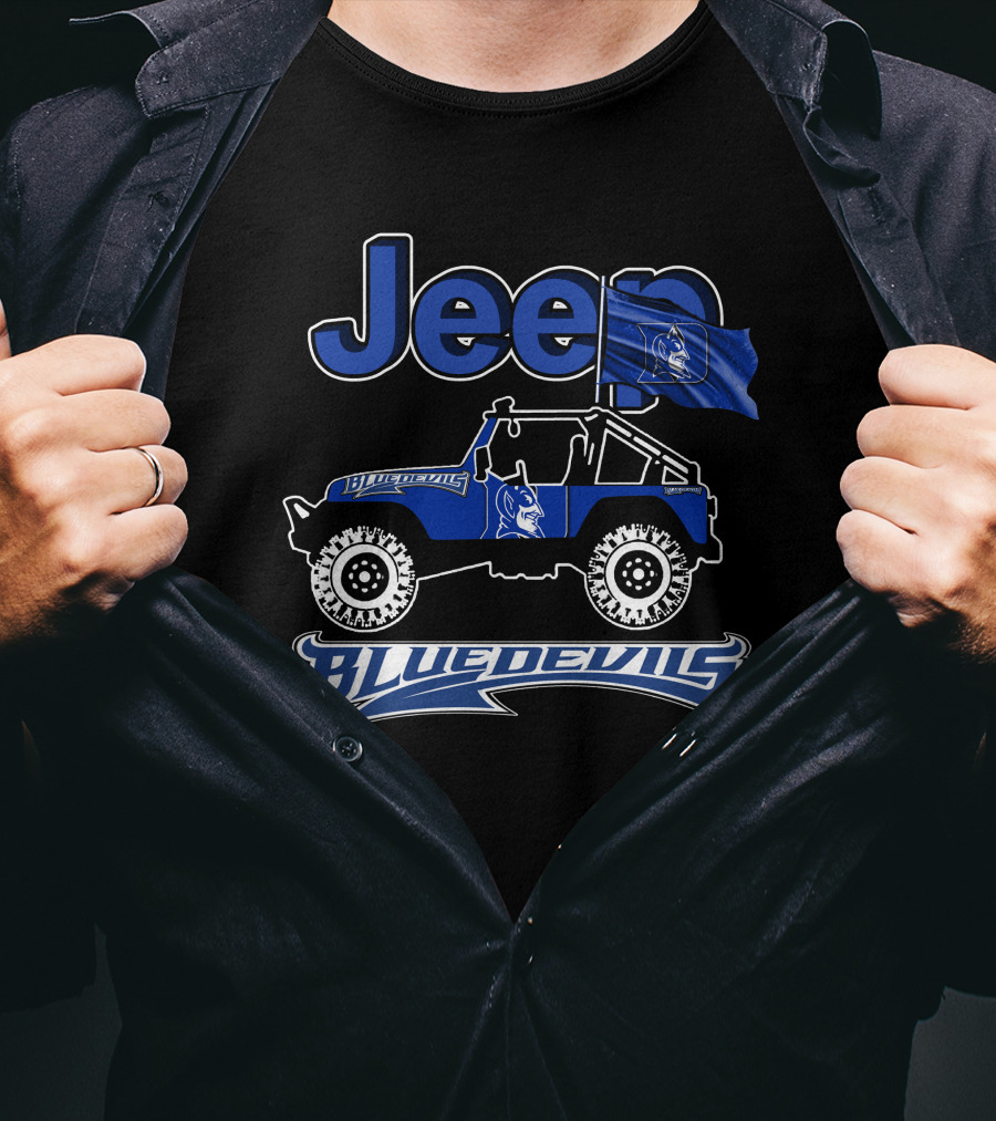 Jeep Blue Devils Off-Road Adventure T-Shirt
