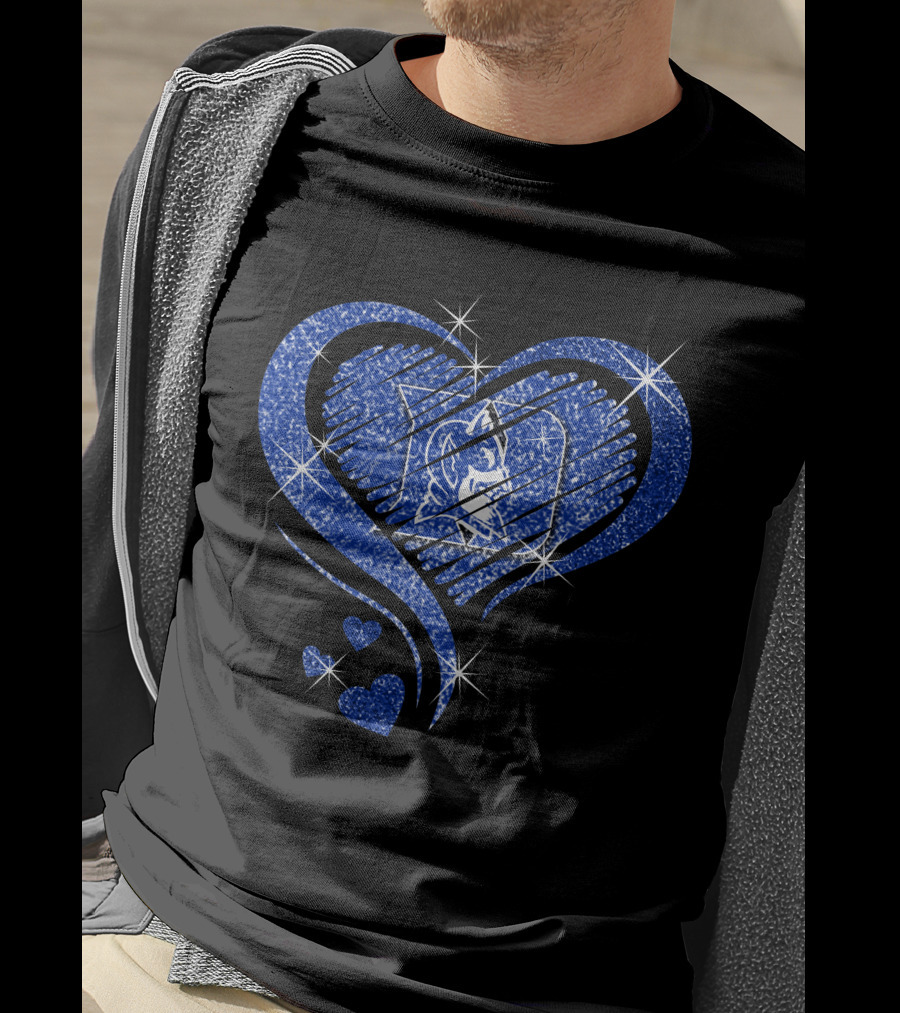 Heart Sparkle Duke Blue Devils T-Shirt