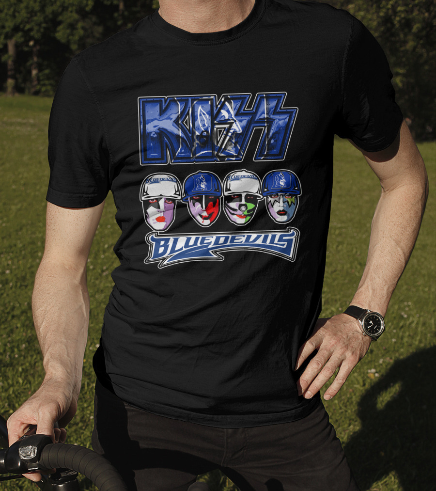 KISS Duke Blue Devils Face Paint T-Shirt