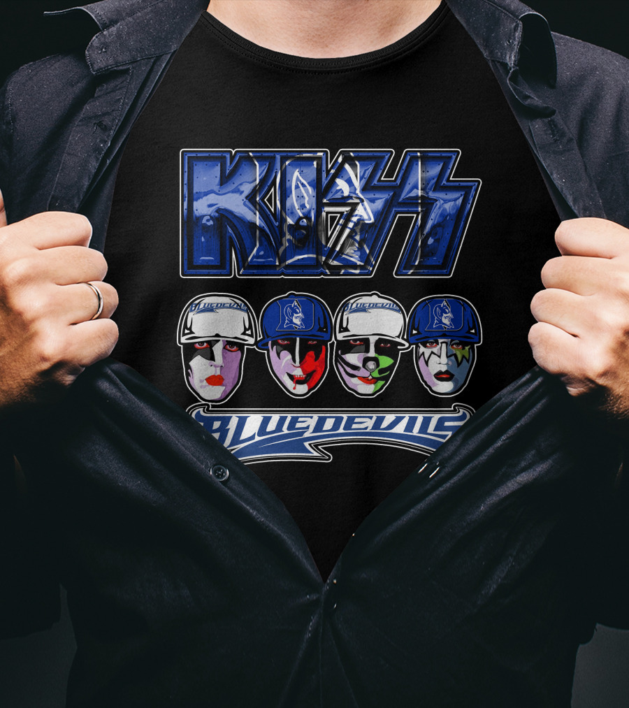 KISS Duke Blue Devils Face Paint T-Shirt