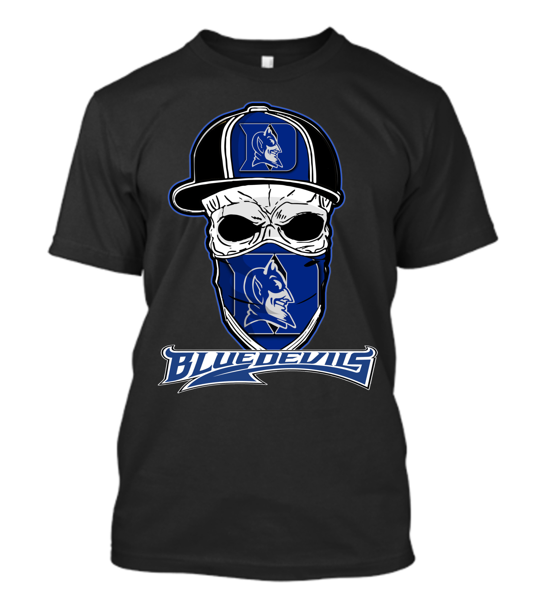 Skull Hat Blue Devils Duke T-Shirt