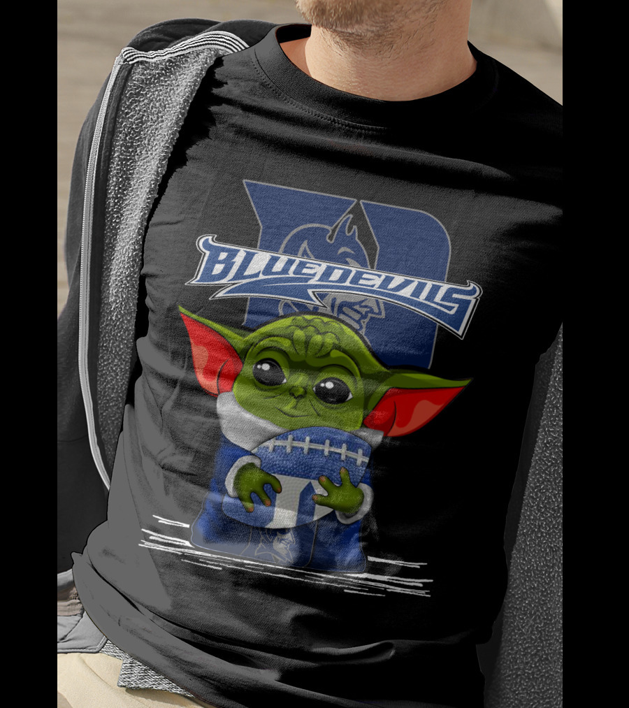 Yoda Blue Devils Duke Football Fan T-Shirt