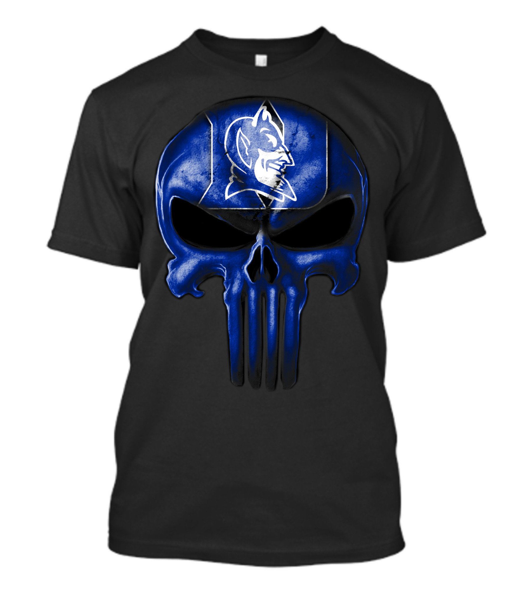 Skull Punisher Duke Blue Devils T-Shirt