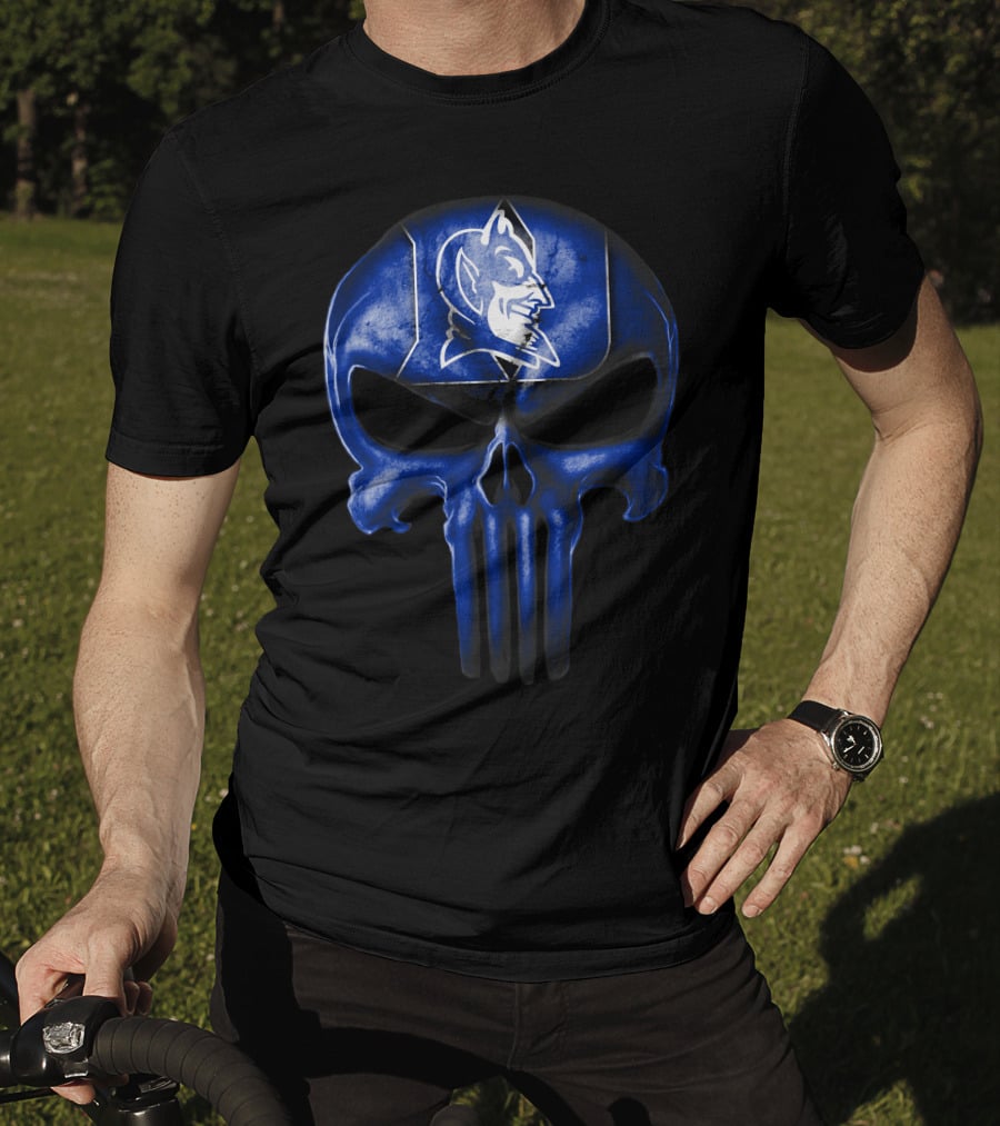Skull Punisher Duke Blue Devils T-Shirt