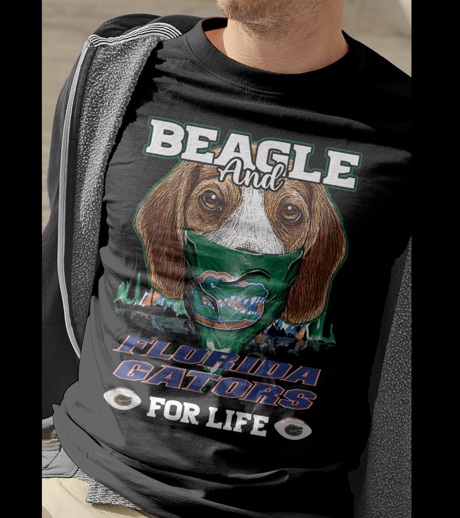 Beagle And Florida Gators For Life T-Shirt