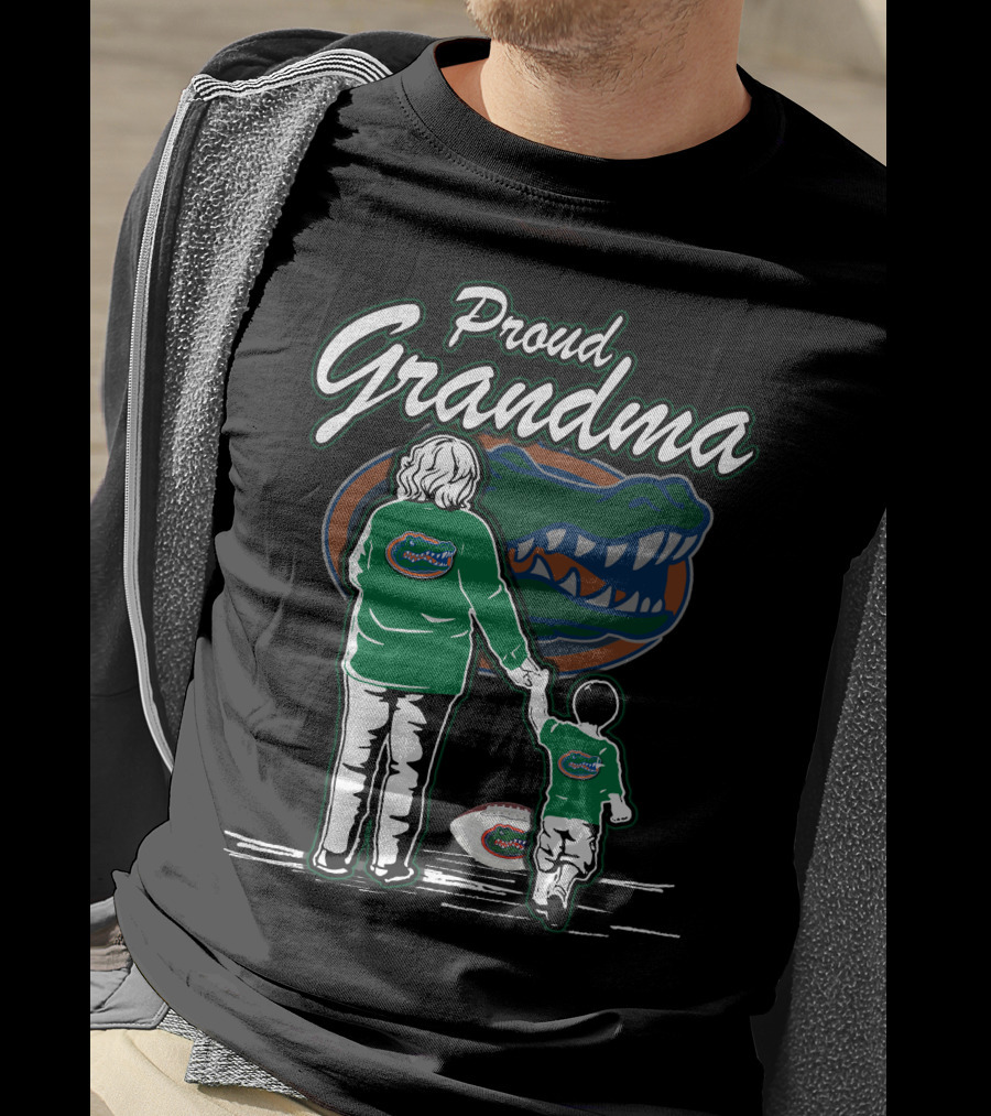 Proud Grandma Florida Gators Football Family T-Shirt