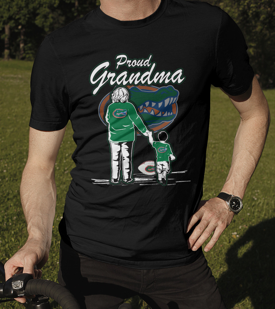 Proud Grandma Florida Gators Football Family T-Shirt