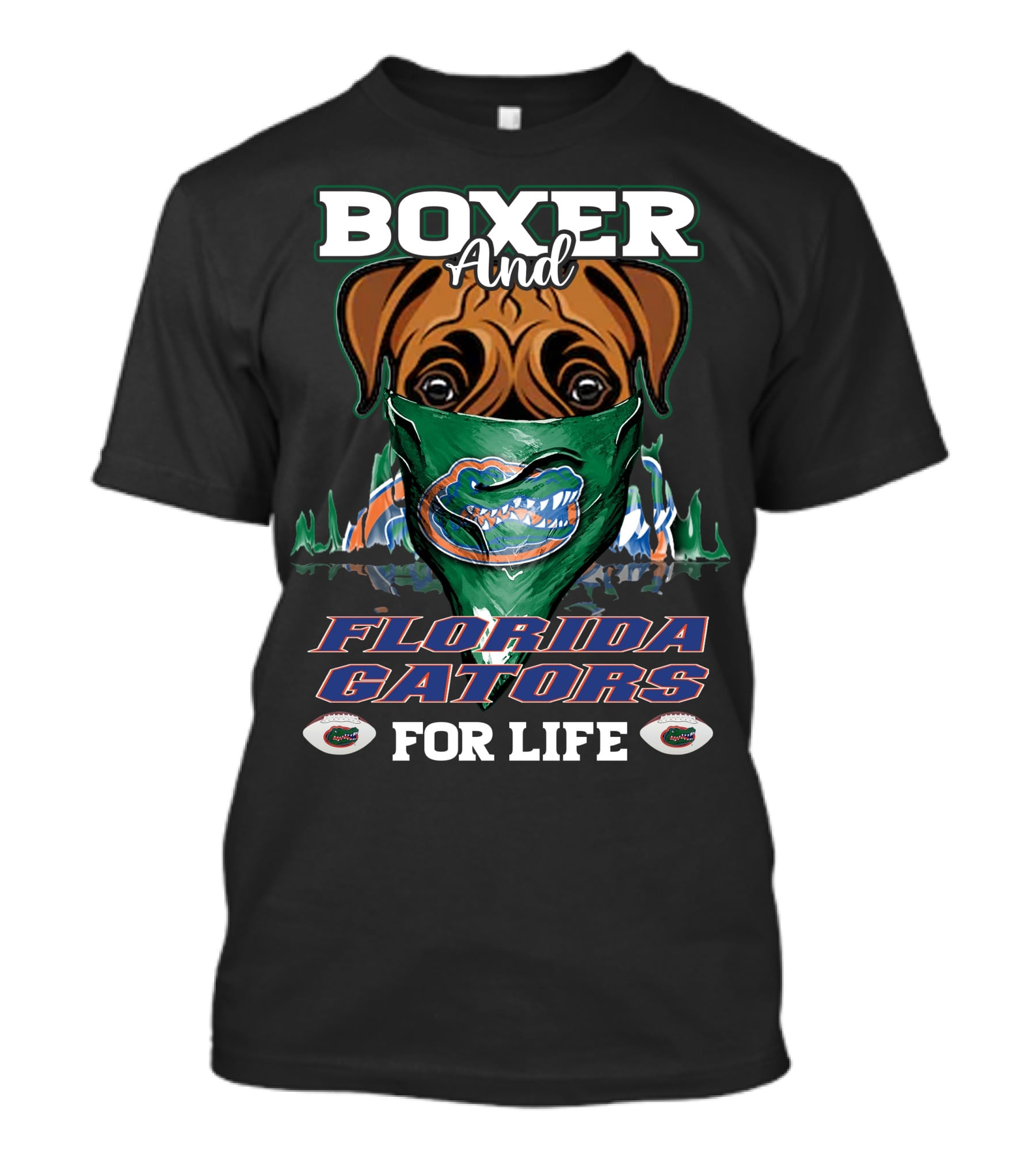 Boxer And Florida Gators For Life T-Shirt