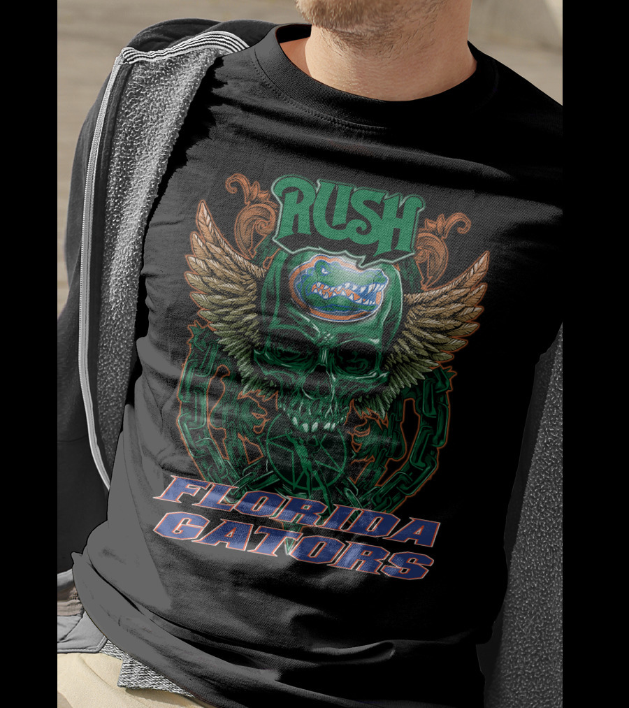 Rush Florida Gators Skull Wings T-Shirt