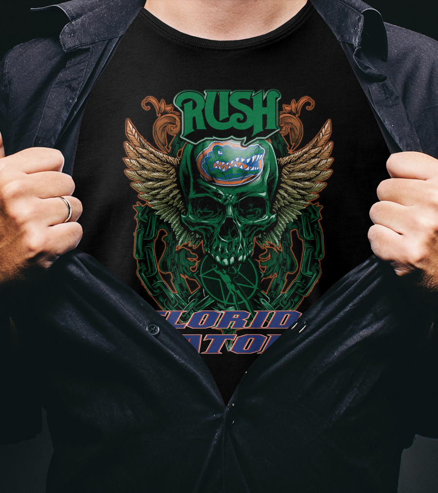 Rush Florida Gators Skull Wings T-Shirt
