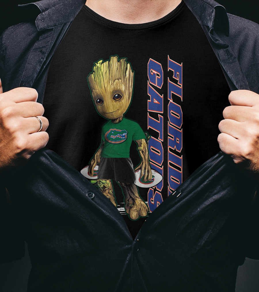 Groot Florida Gators Mascot T-Shirt With Team T-Shirt