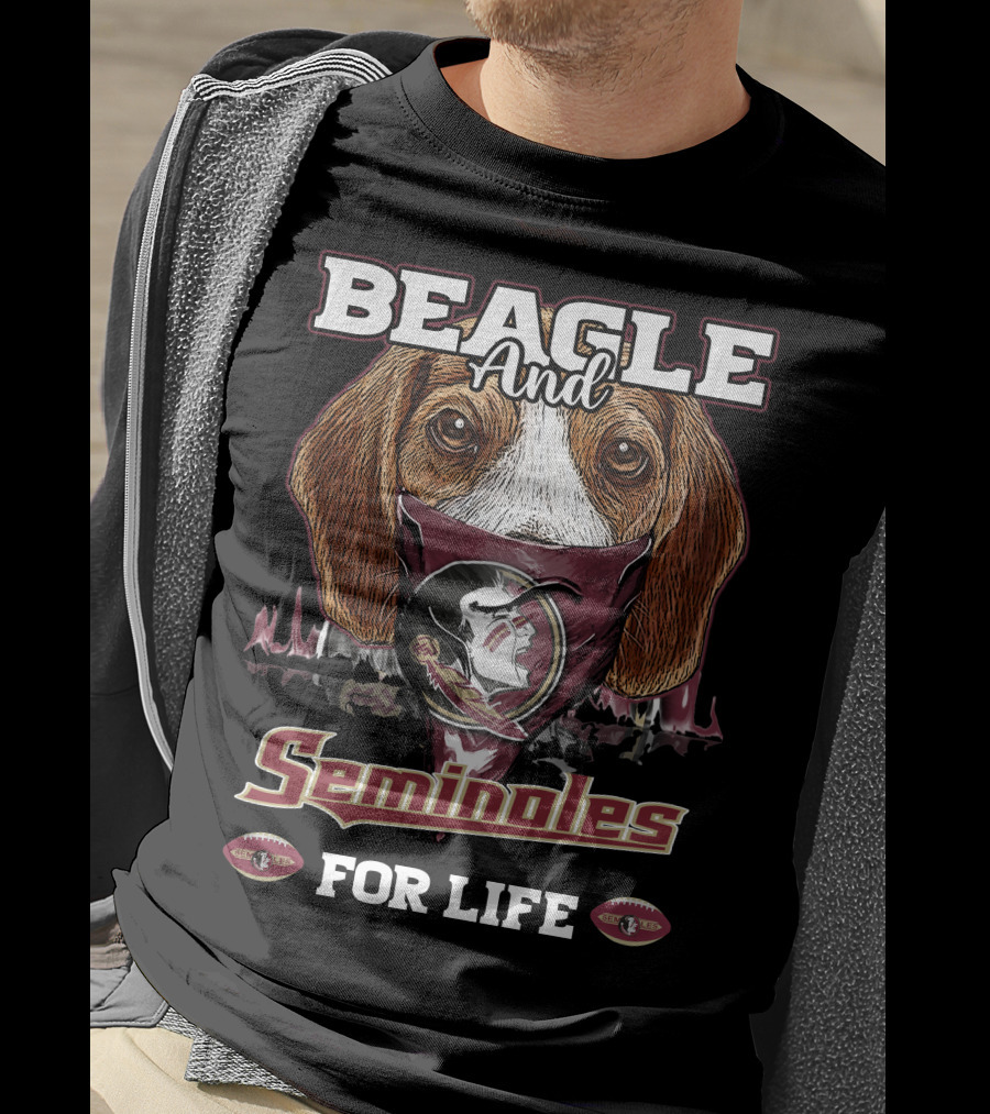 Beagle And Seminoles For Life T-Shirt