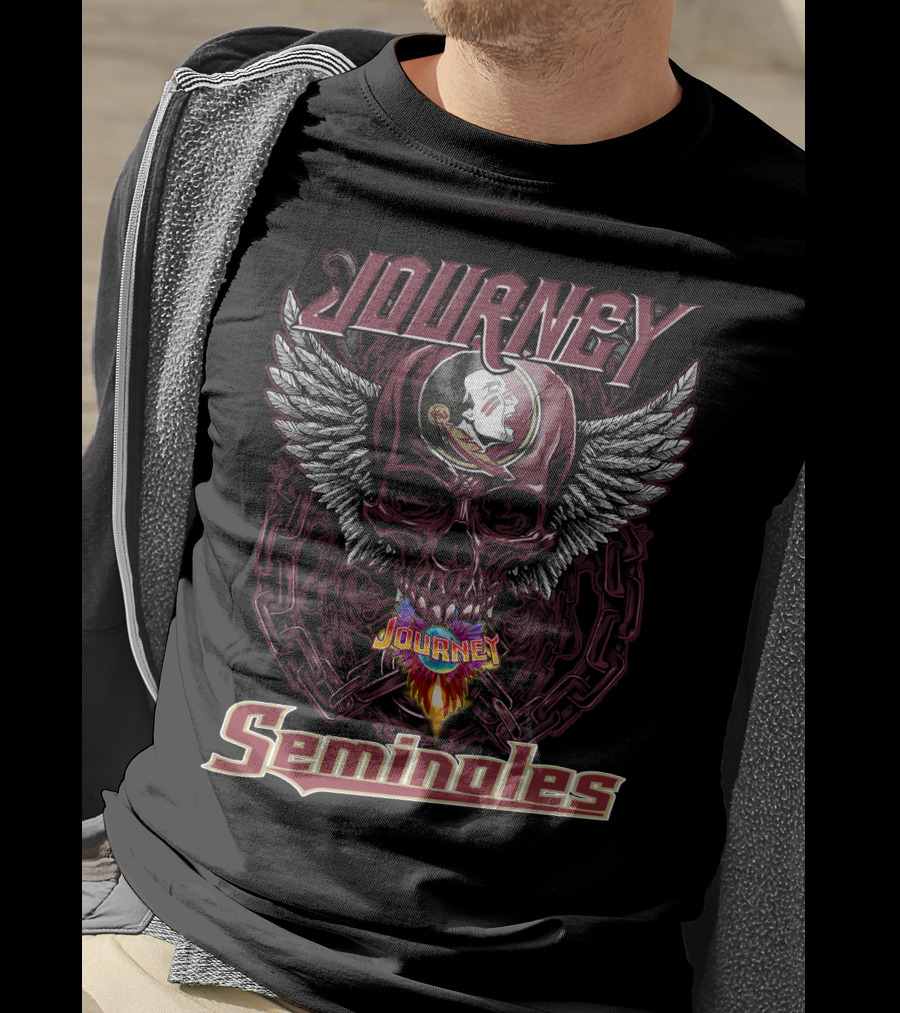 Journey Seminoles Wings And Chains T-Shirt
