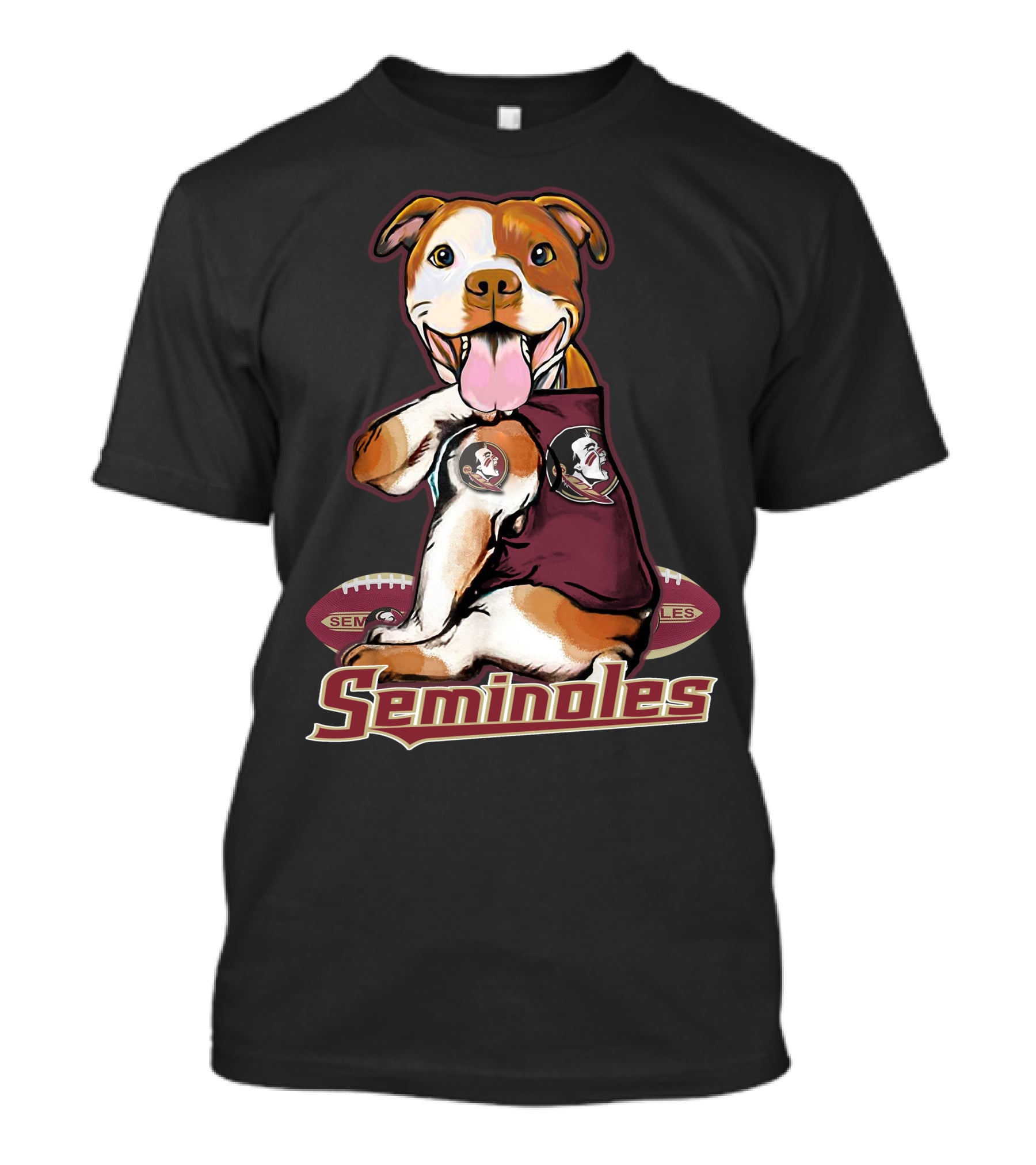 Pittbull Seminoles Football Florida State T-Shirt