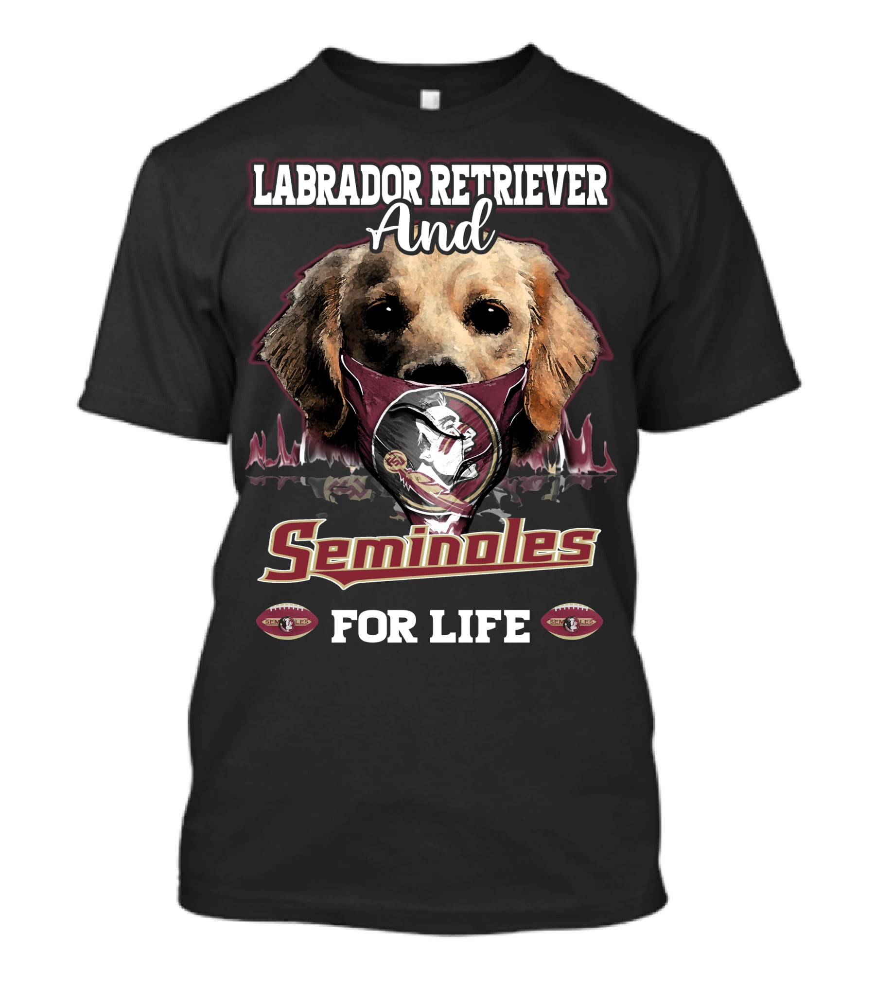 Labrador Retriever And Seminoles For Life T-Shirt