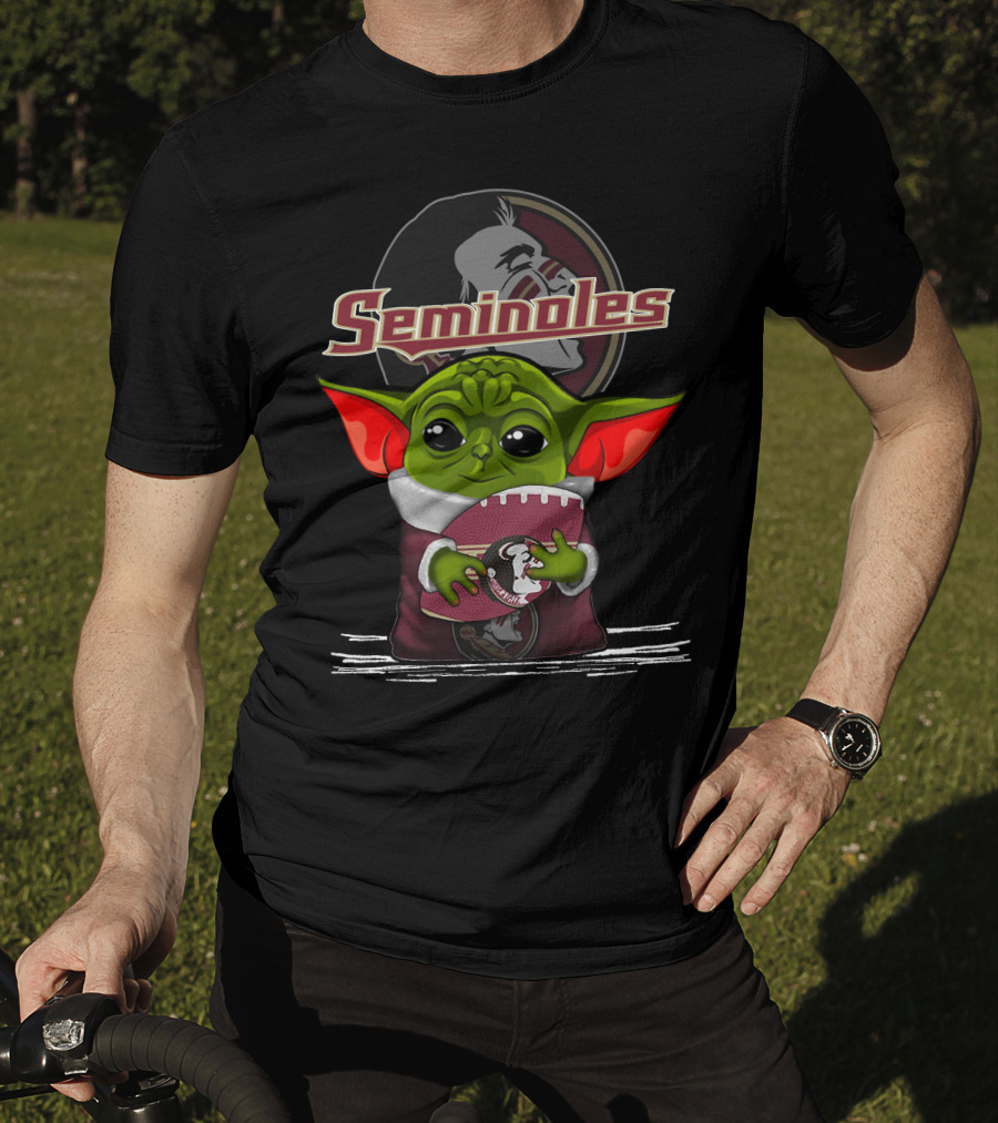 Seminoles Yoda Holding Florida State Football T-Shirt