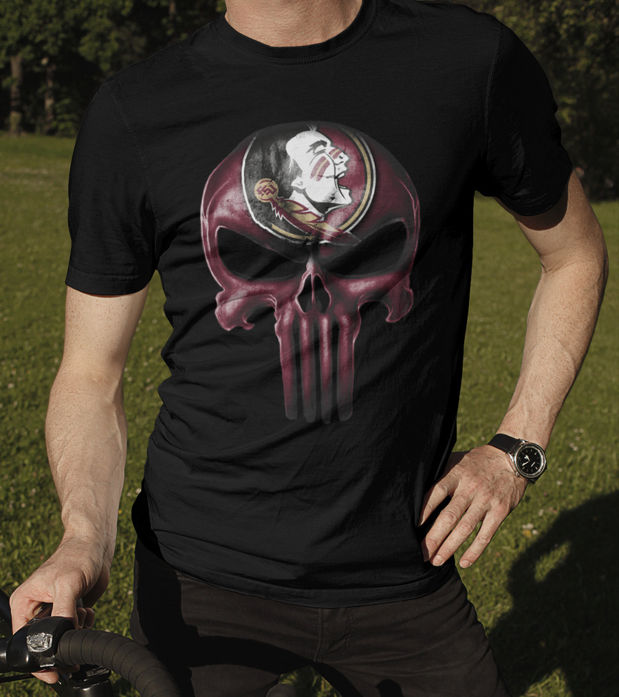 Skull Florida State Seminoles T-Shirt