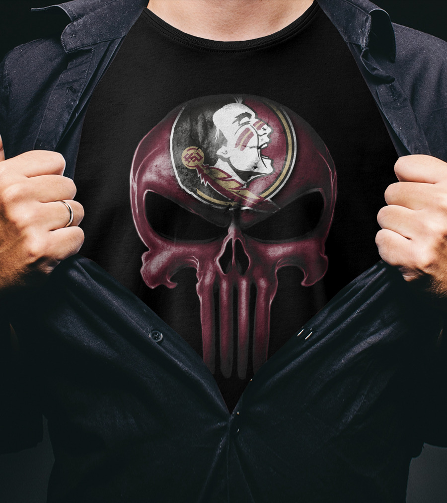 Skull Florida State Seminoles T-Shirt