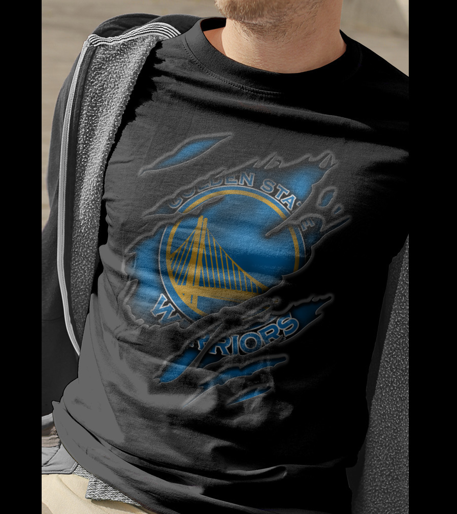 Golden State Warriors Torn T-Shirt
