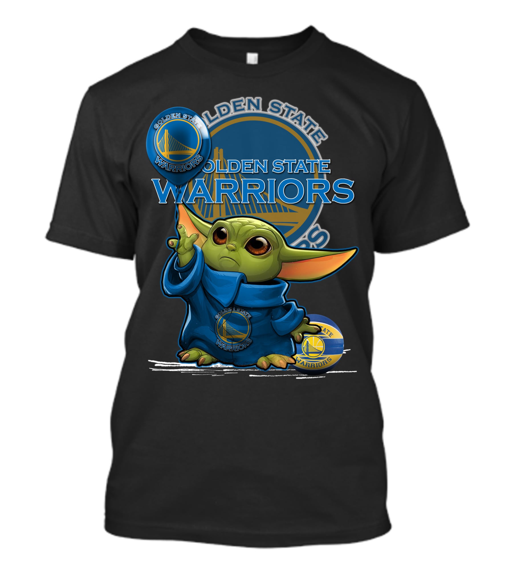 Golden State Warriors Yoda V1 Basketball Team T-Shirt