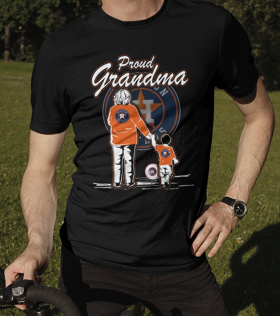 Proud Grandma Houston Astros Fan With Child T-Shirt