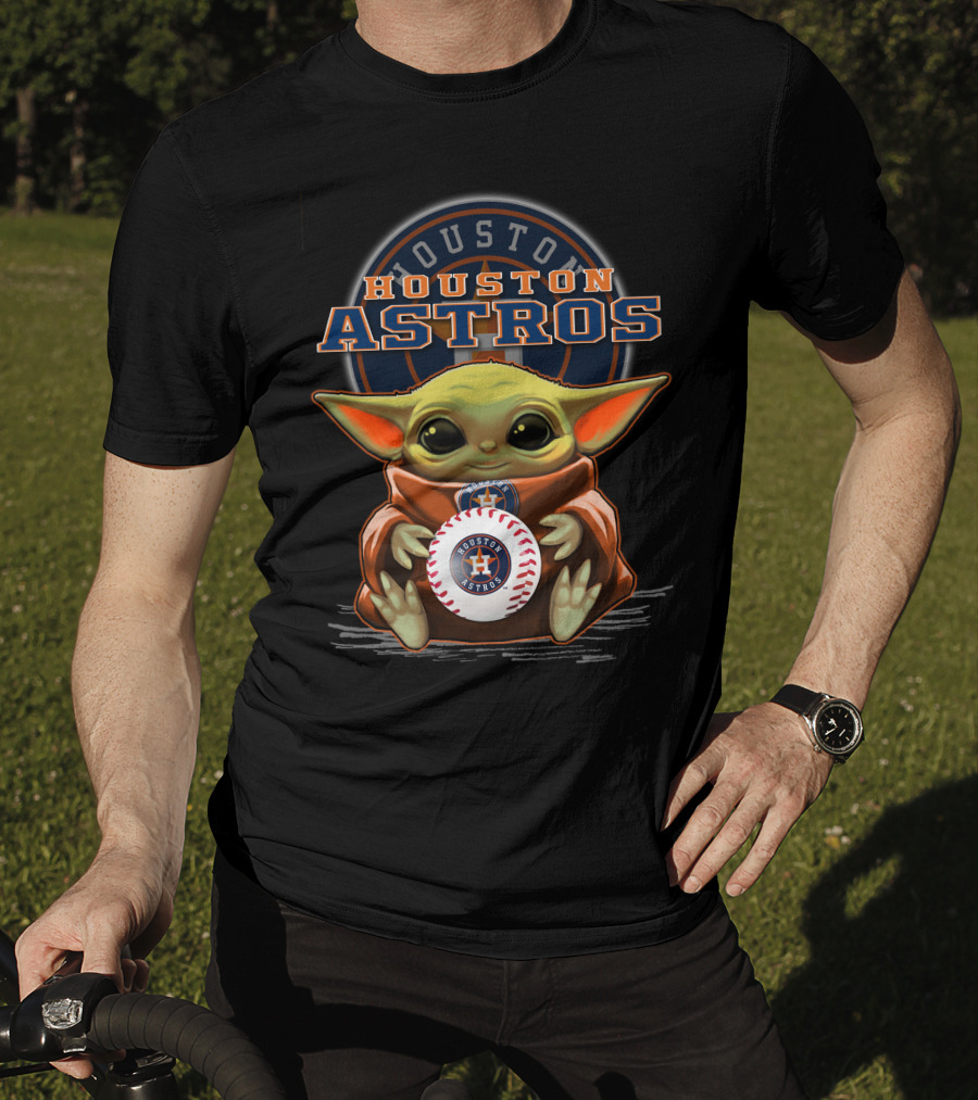 Houston Astros Yoda Baseball Team T-Shirt