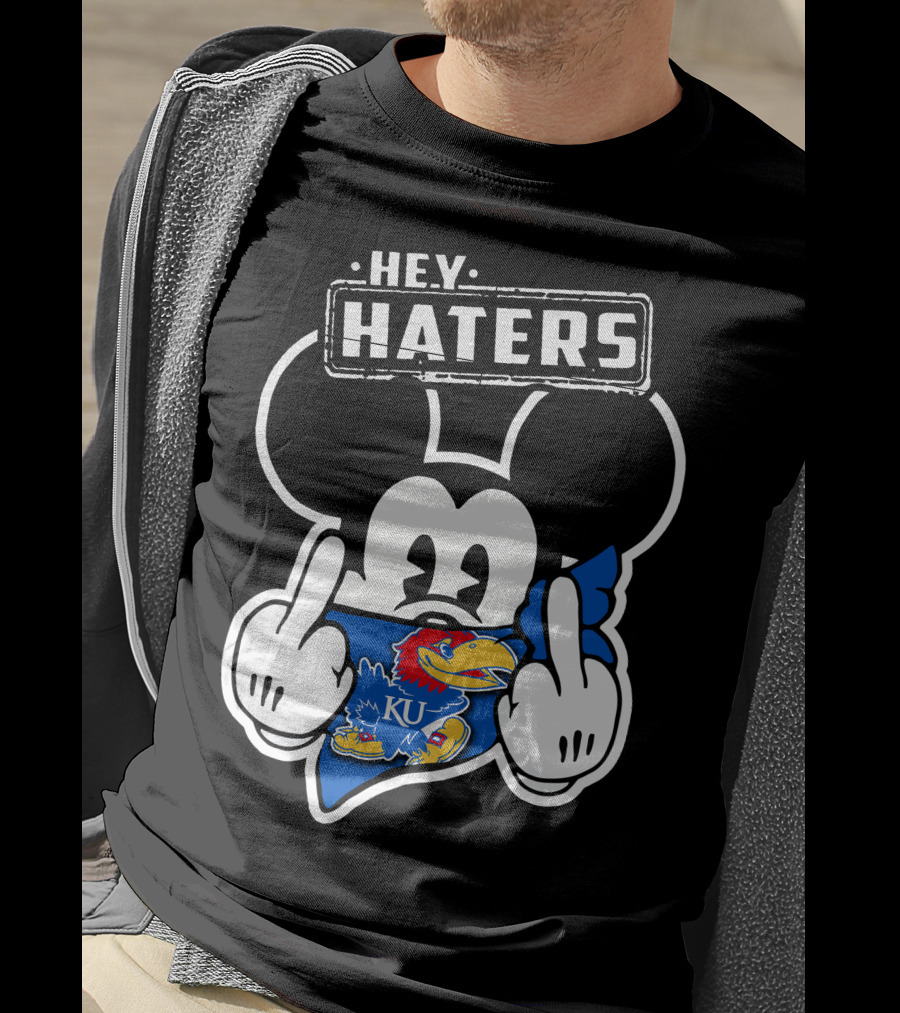 Hey Haters KU Kansas Jayhawks Mick T-Shirt